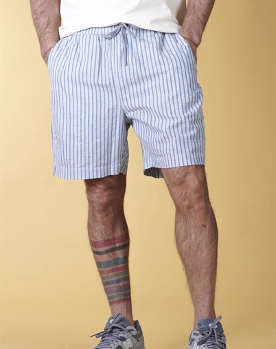Elsk - Breeze Shorts - White/ Blue Stripes